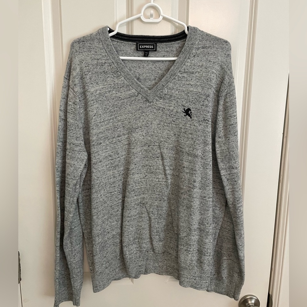 Express grey sweater